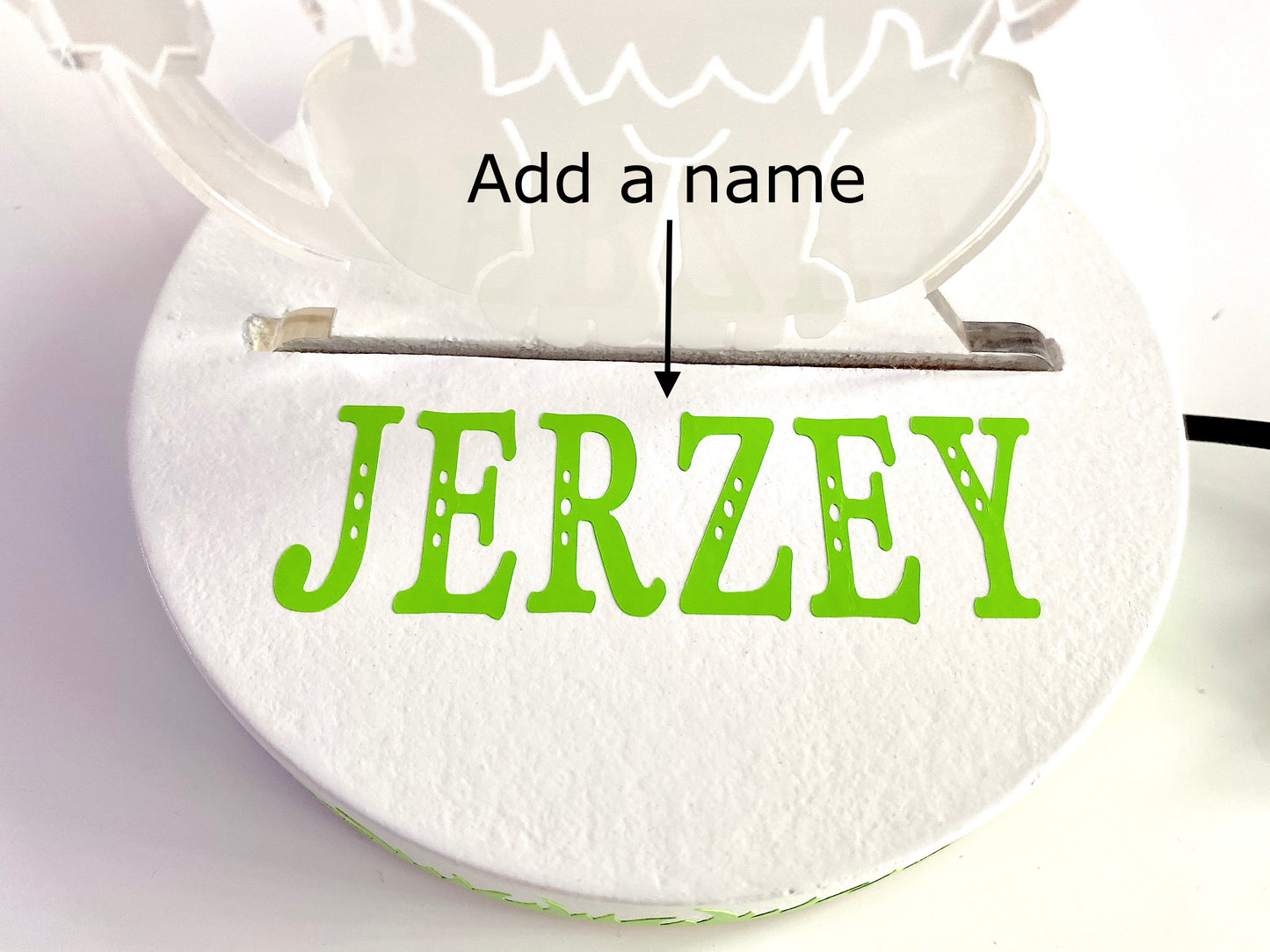 Personalised Unicorn LED Clock Night Light