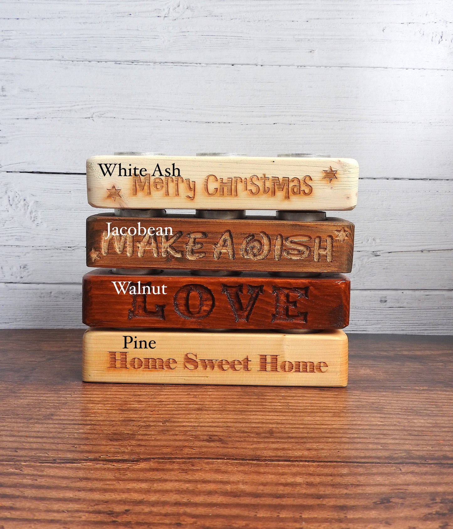 Wood Lumos Candle Holder – Magical Home Decor Gift