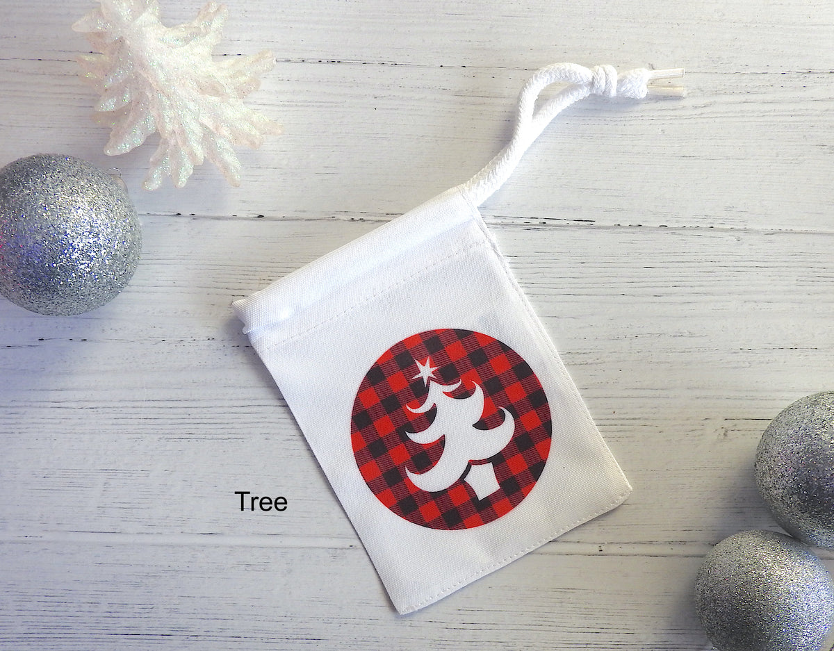 Reusable Christmas Gift Bags – Fabric Christmas Treat Bags