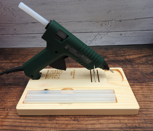 Wooden Hot Glue Gun Holder