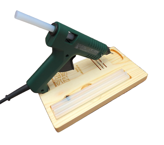 Wooden Hot Glue Gun Holder
