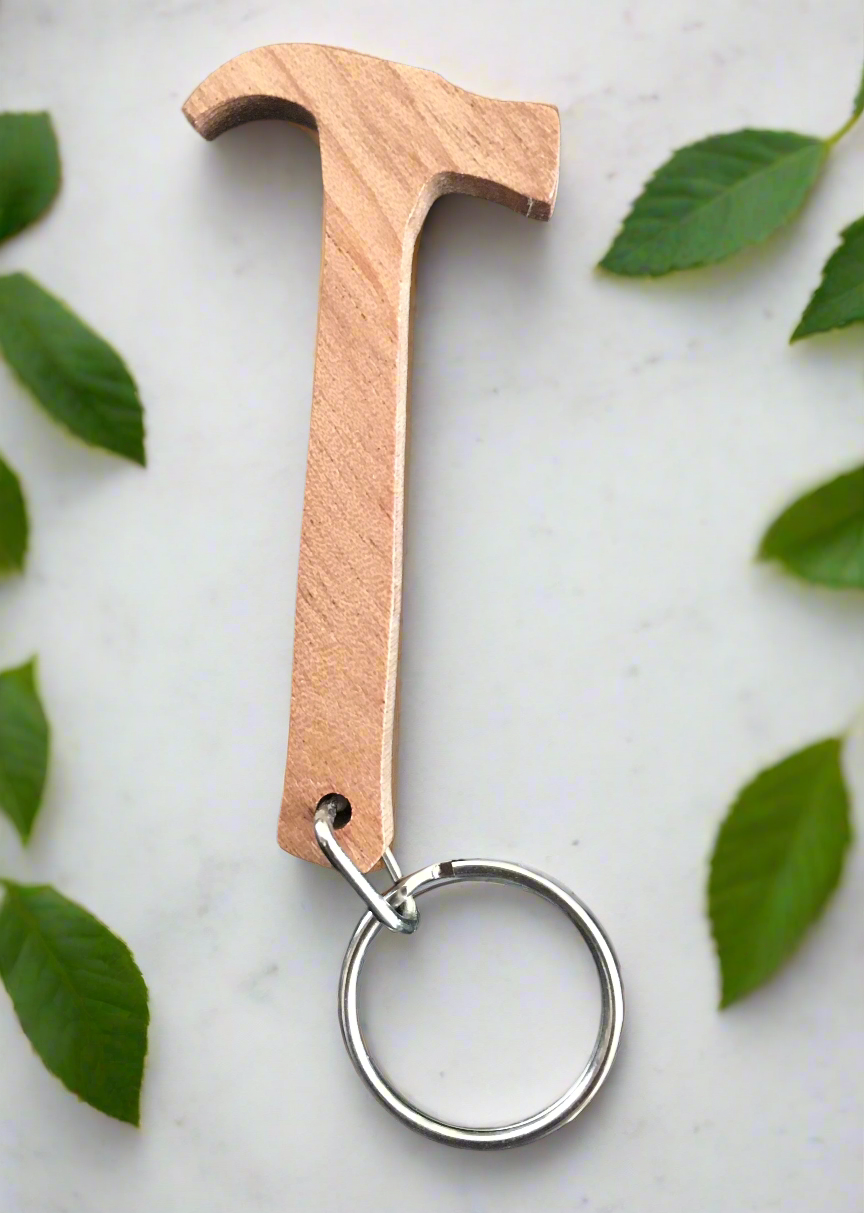 Wood Hammer Keyring