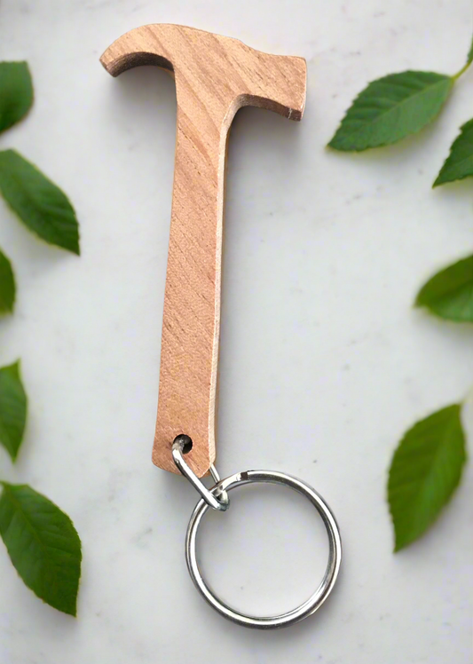 Wood Hammer Keyring
