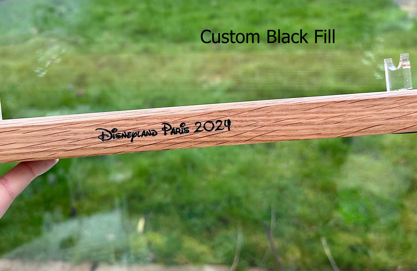 Wood Wand Display Stand for Arribas Glass Wand