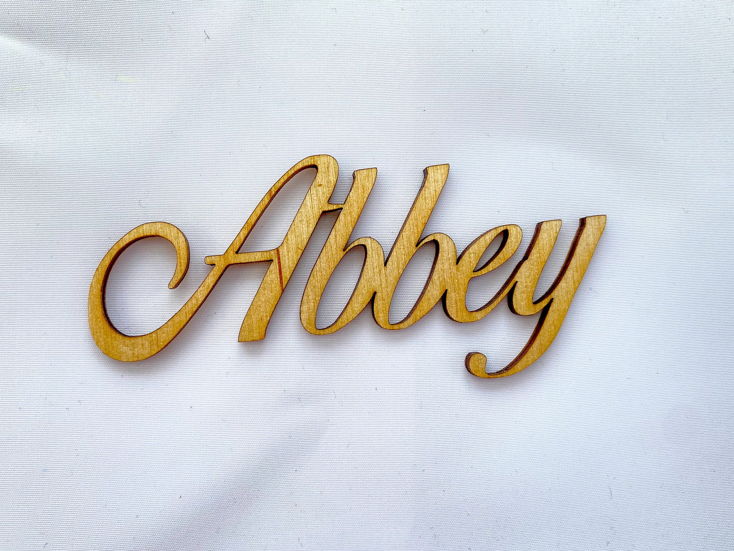 Wooden Wedding Table Names - Place Settings