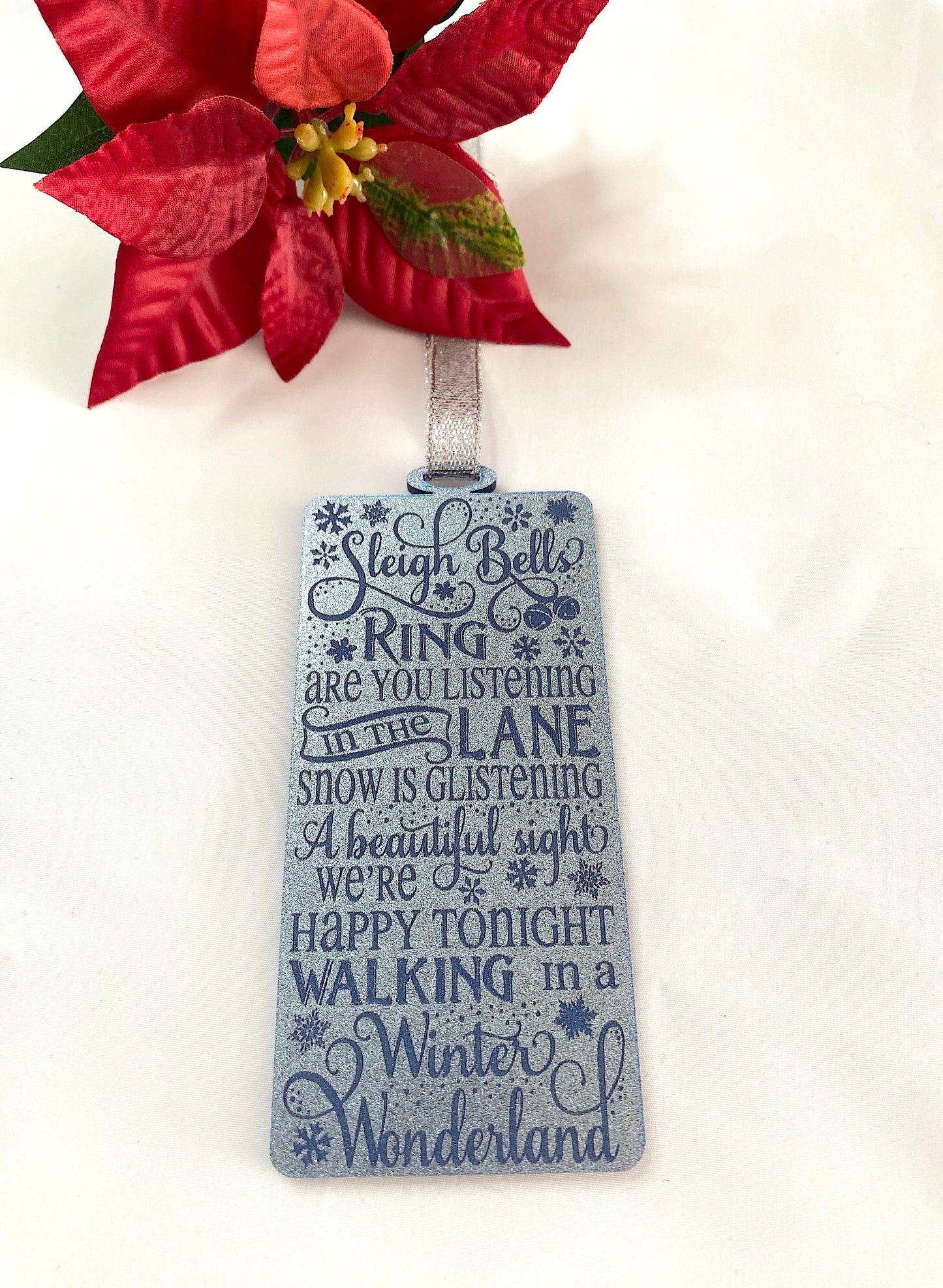 Winter Wonderland Acrylic Decoration – Christmas Song Lyrics Keepsake