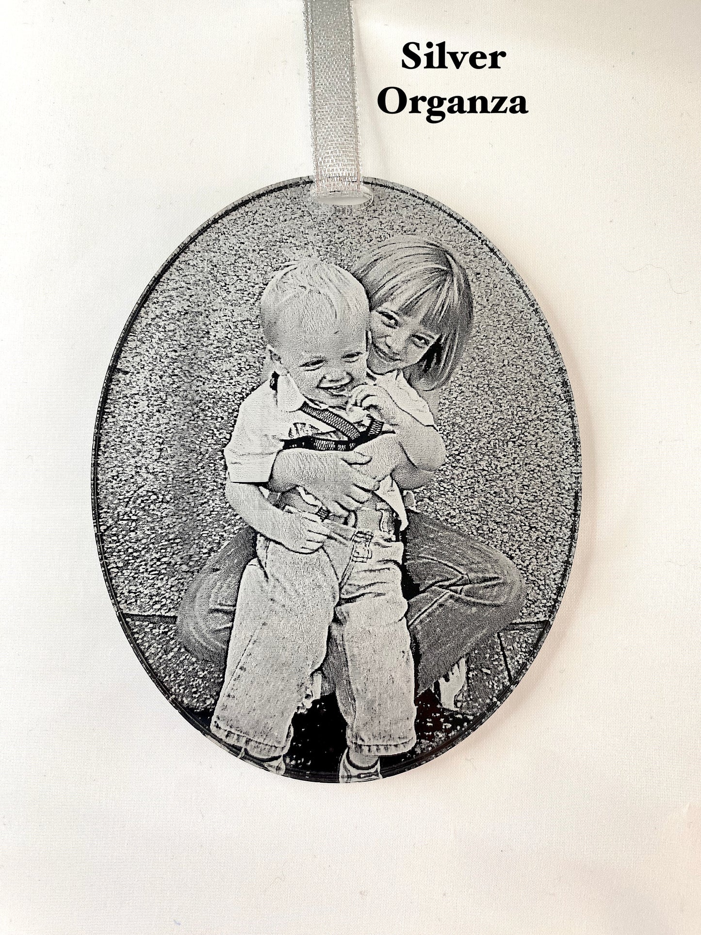 Personalised Photo Christmas Acrylic Decoration