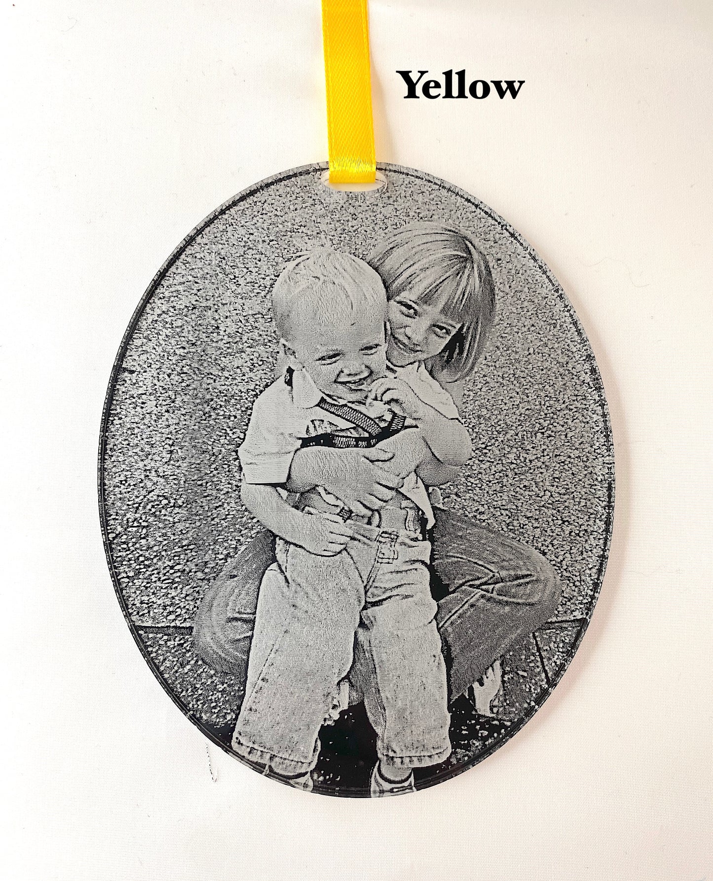 Personalised Photo Christmas Acrylic Decoration