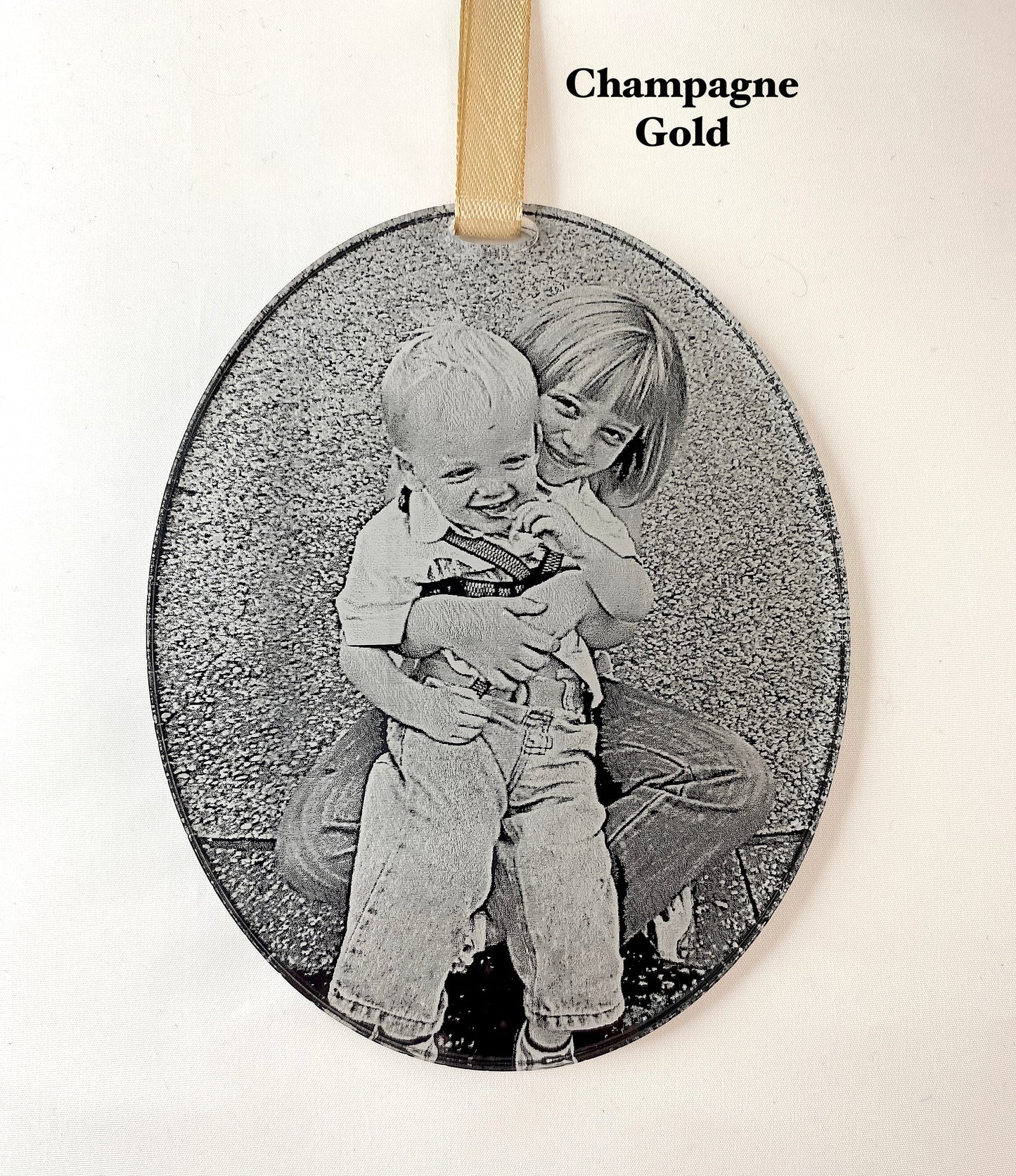 Personalised Photo Christmas Acrylic Decoration