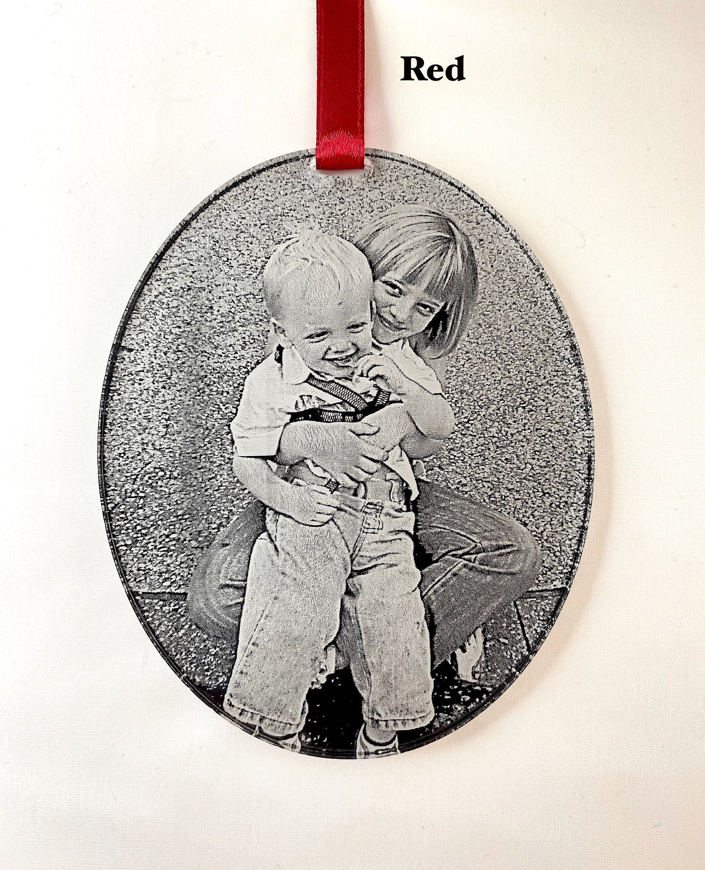 Personalised Photo Christmas Acrylic Decoration