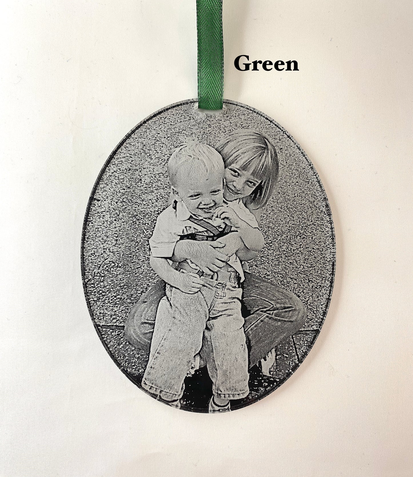 Personalised Photo Christmas Acrylic Decoration