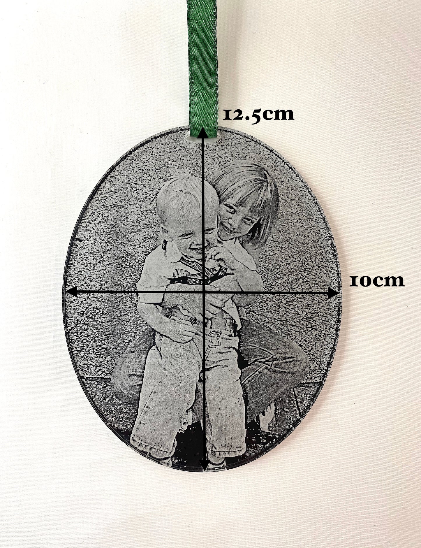 Personalised Photo Christmas Acrylic Decoration