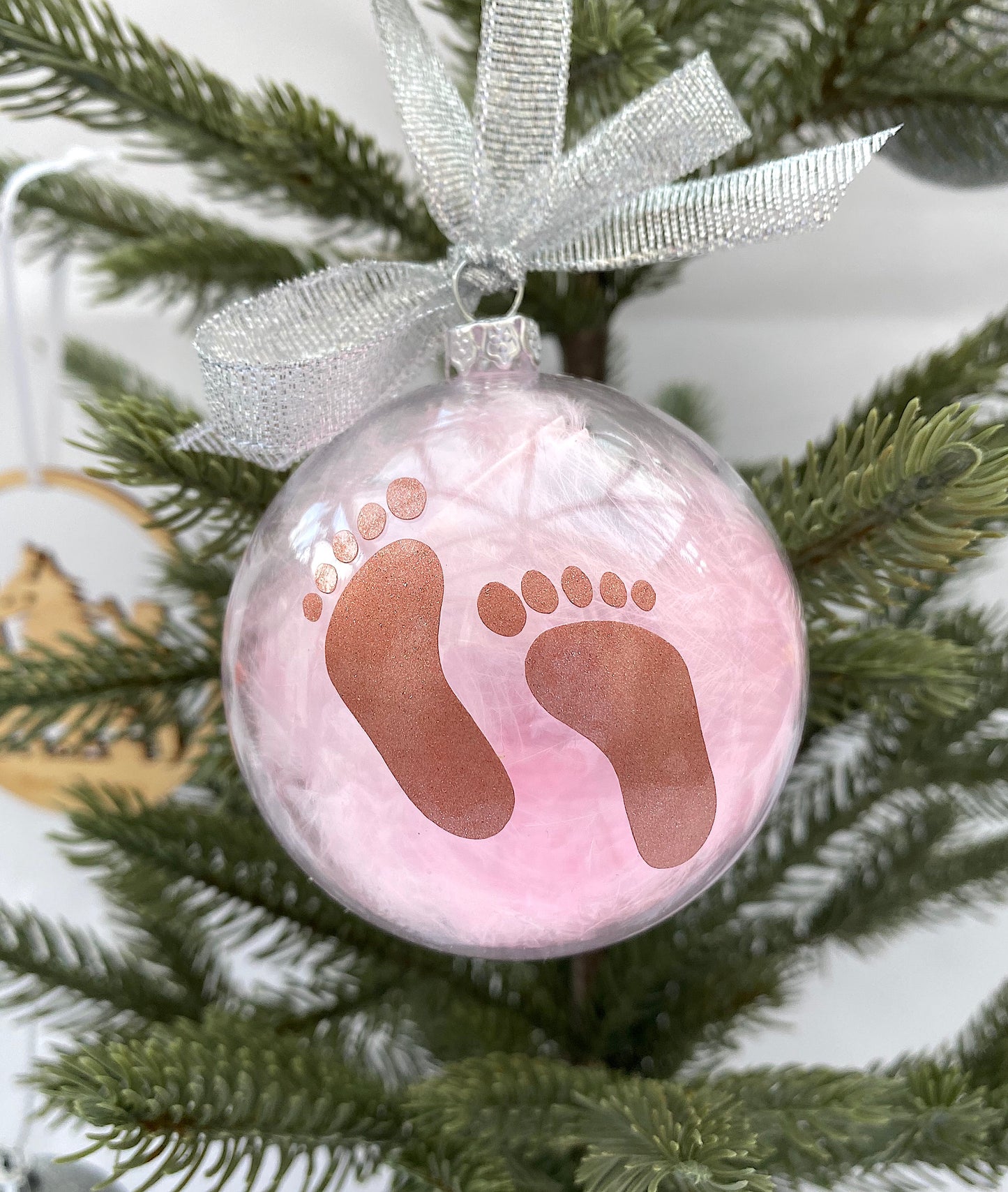 Personalised Baby’s First Christmas Bauble