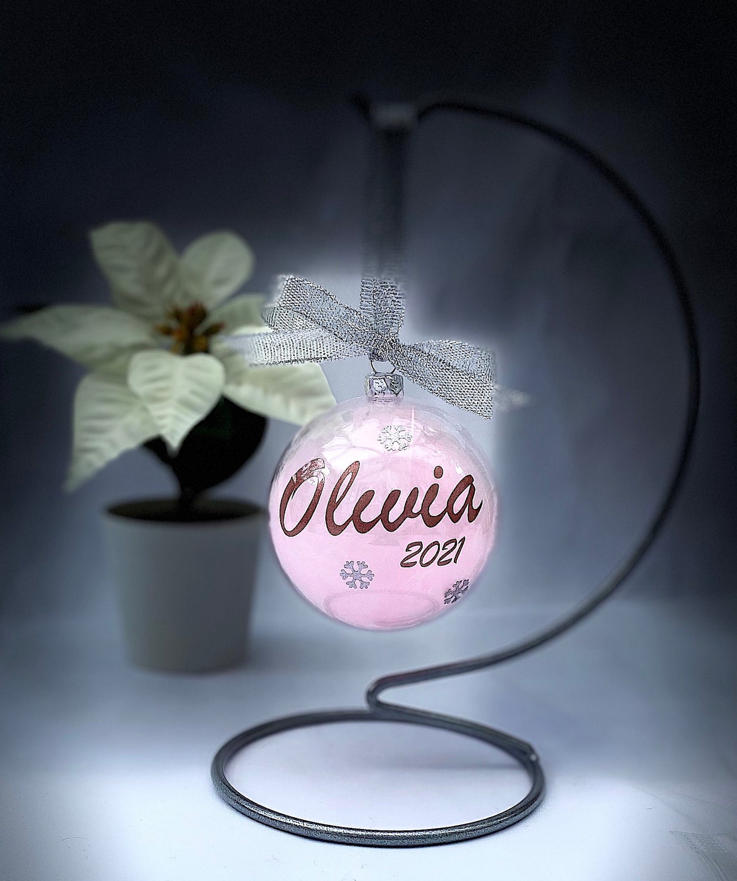 Personalised Baby’s First Christmas Bauble