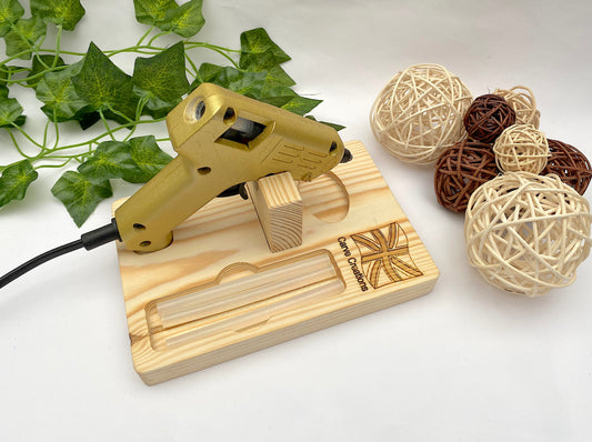 Wood Mini Glue Gun Stand