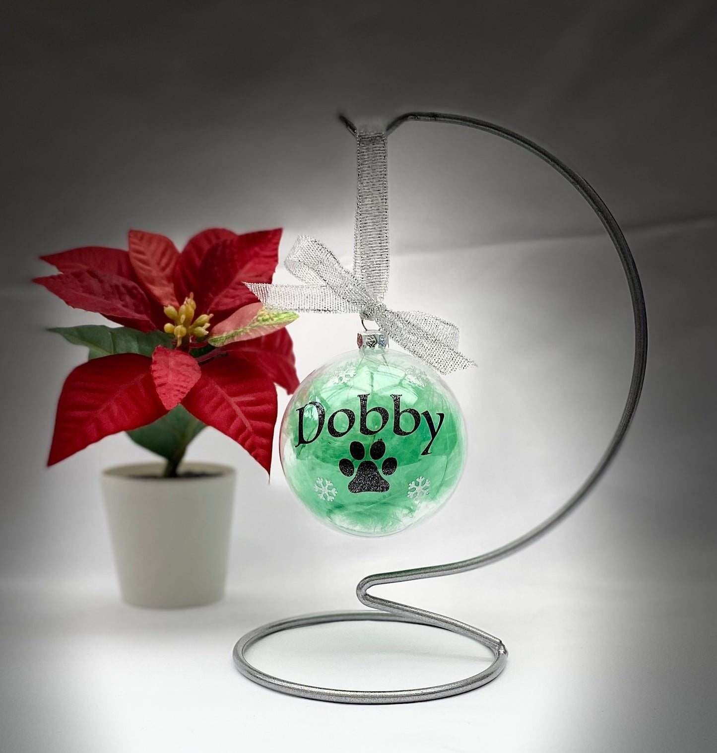 Personalised Pet Feather Bauble