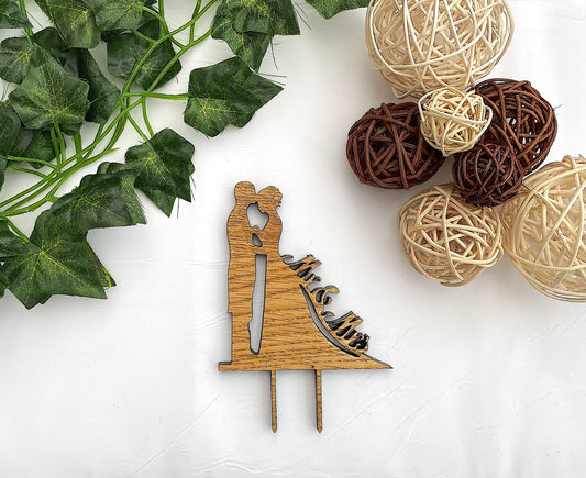 Wedding Cake Topper – Wood or Acrylic