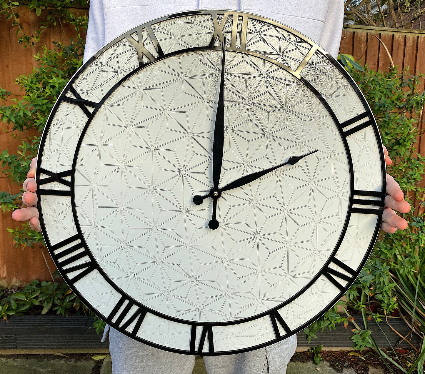 Epcot-Inspired Wood Wall Clock