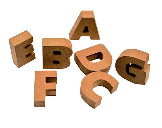 Wood Craft Letters – Custom Wooden Alphabet Letters for DIY & Décor