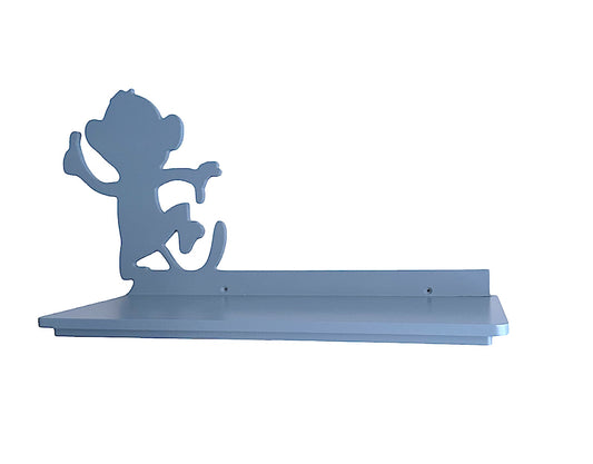 Monkey Wall Shelf – Kids Room Decorative Floating Shelf
