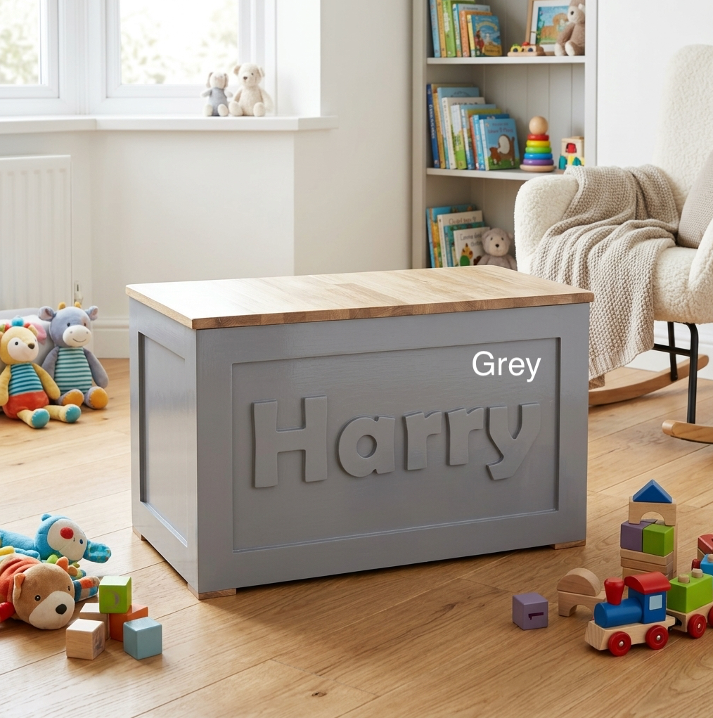 Personalised Wooden Toy Box