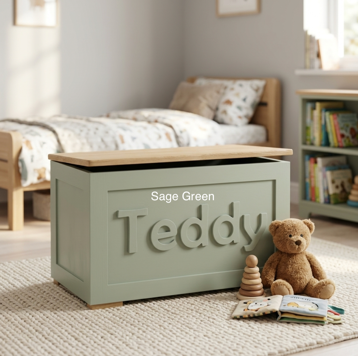 Personalised Wooden Toy Box